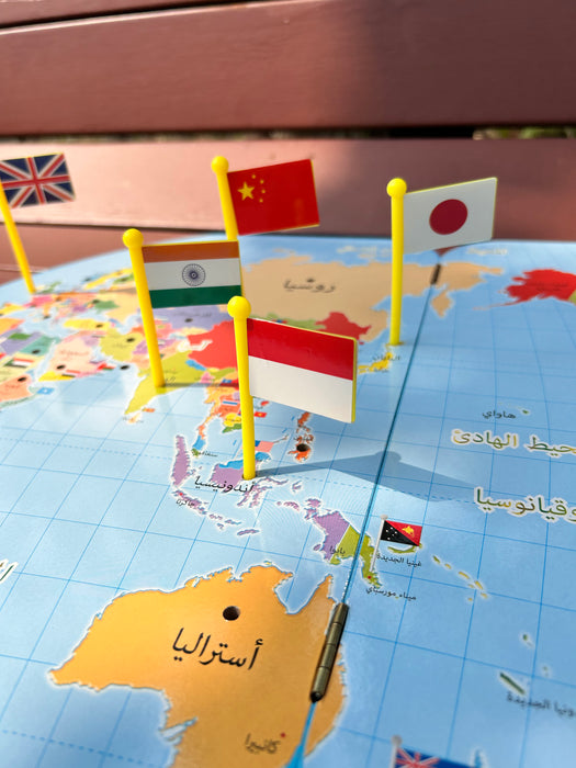 World Map - Flags