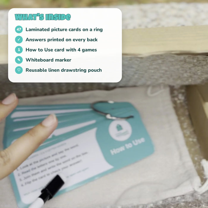 Arabic Joining Letter Cards | 47 Wipe Clean Picture Cards